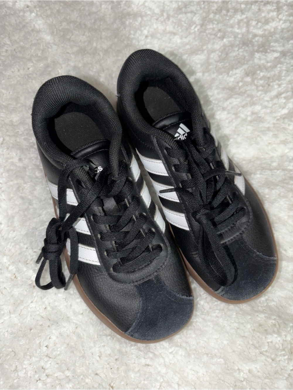 adidas Kids Black and White Classic Sneakers